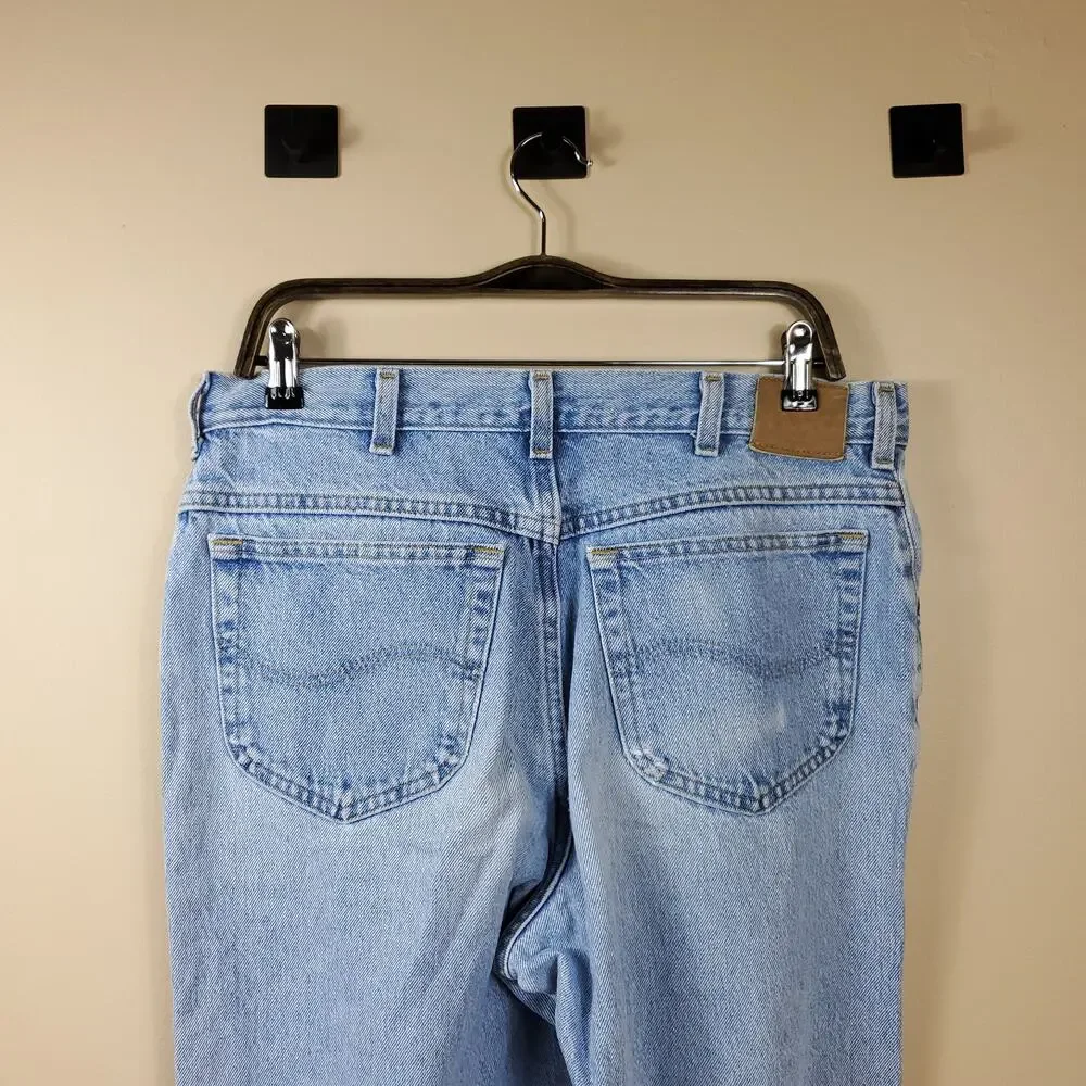 Vintage Lee Light Wash Straight Leg Jeans Size 34x32